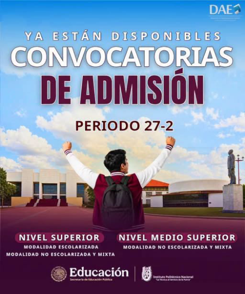 Convocatoria de Admisión